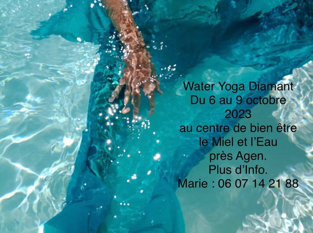 Lire la suite à propos de l’article Atelier  Water Yoga Diamant octobre 2023