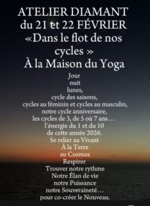 Lire la suite à propos de l’article «Dans le flot de nos cycles» à la Maison du Yoga