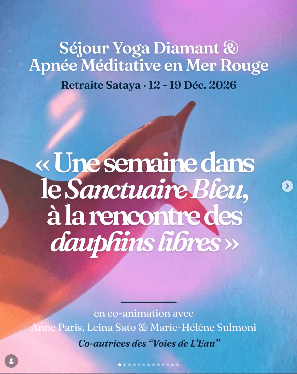 Stage de Yoga Diamant et Apnée méditative – Baie de Sataya - Egypte