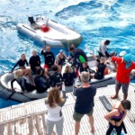 arcencielyoga-stage deyoga diamant et d'apnée avec les dauphins à Sataya - depart pour la plongée avec les dauphins