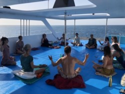 Atelier yoga diamant et apnee meditative - pratique collective - pont du bateau